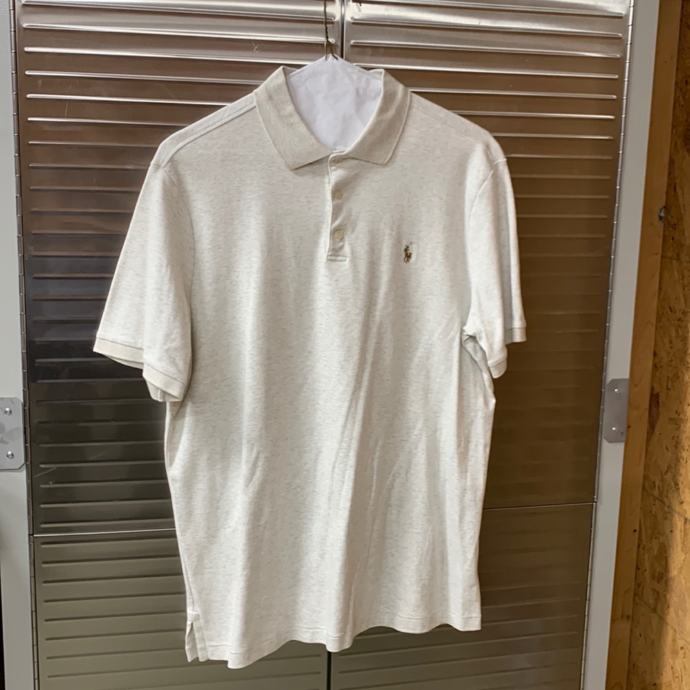 POLO by Ralph Lauren - L Classic Fit collared polo light gray